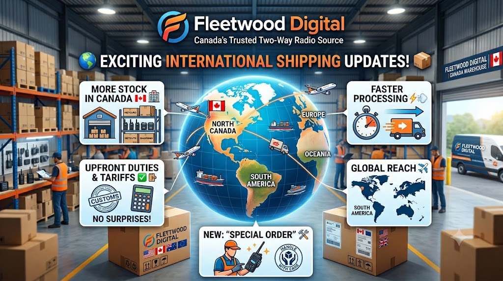 International / USA Shipping Now Available