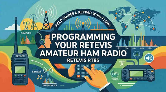 Manually Programming the Retevis RT85 - Front Panel