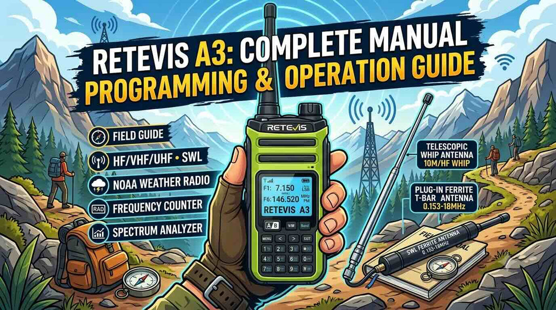 Manually Programming the Retevis A3
