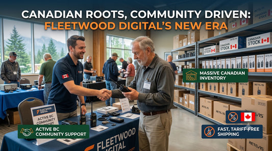 Fleetwood Digital - A Canadian Communications Walkie Talkie Ham Radio Business - Tariff Free Retevis Radios