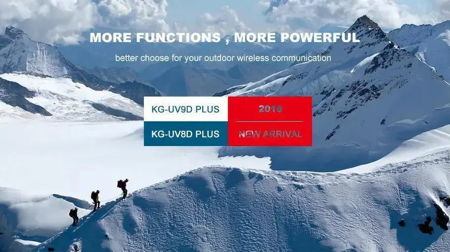 Wouxun 2016 ’Plus’ Models - KG-UV8D / KG-UV9D