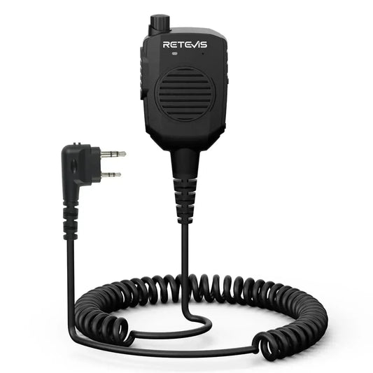 Retevis HK011 AI Noise-Canceling Speaker Mic (K1 2-Pin)