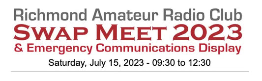 Richmond Amateur Radio Club SWAP MEET 2023 & Emergency Communications Display: Connecting Hobbyists and Promoting Emergency Preparedness