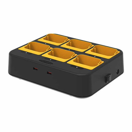 Retevis RTC48P 6-Unit Multi-Unit Charger for RB48, RB648 & RB48Plus Radios