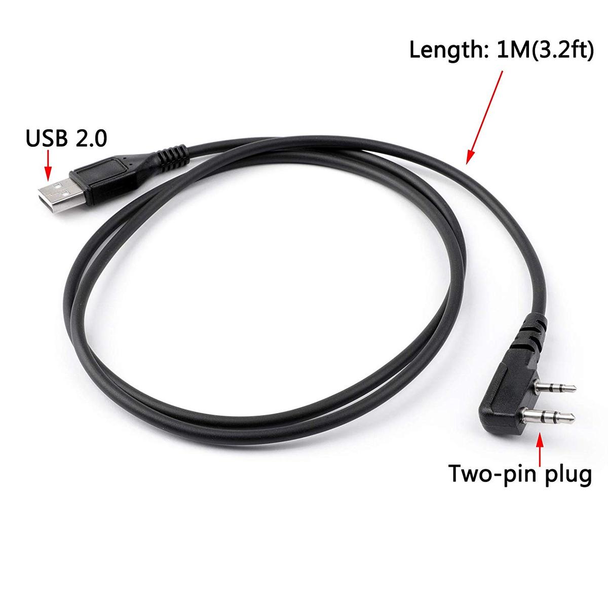 Baofeng usb programming cable for baofeng dmr tier 2 dm-5r, rd-5d, dm-1701 dm-1801 dm-1702 dm-1703.