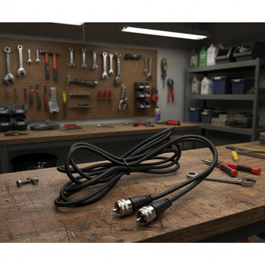 DistribuComm 18' RG59 PL259 Koaxial-Antennenkabel