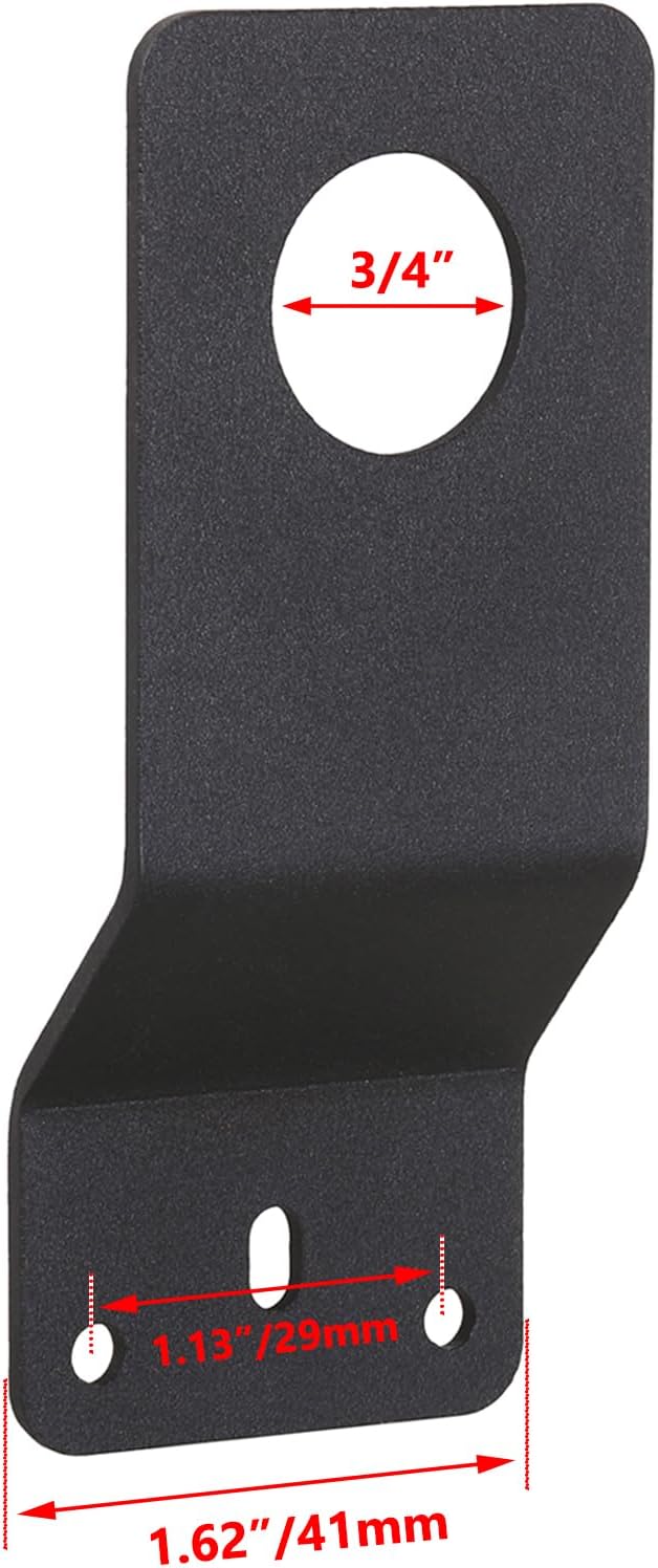 Heavy-Duty 3/4" Hole Steel Hood & Fender Antenna Mount Bracket for NMO Mobile Antennas