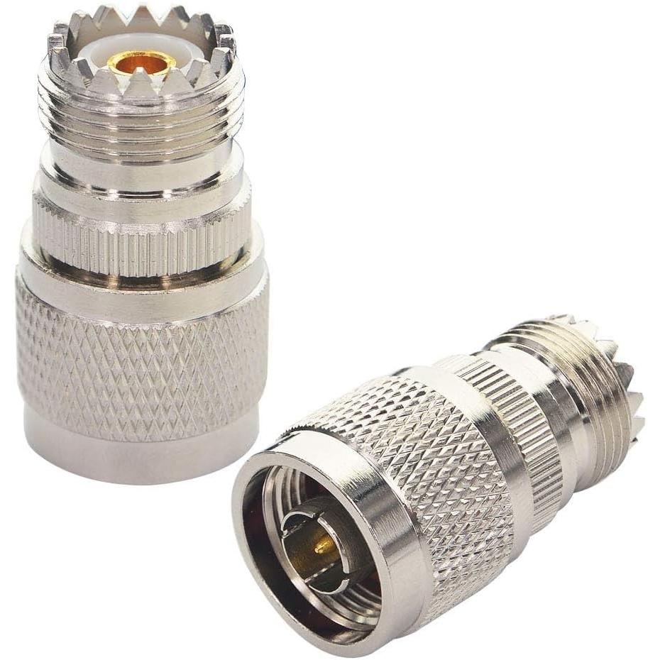 Type N-Male to SO-239 (UHF-Female) Coax Adapter