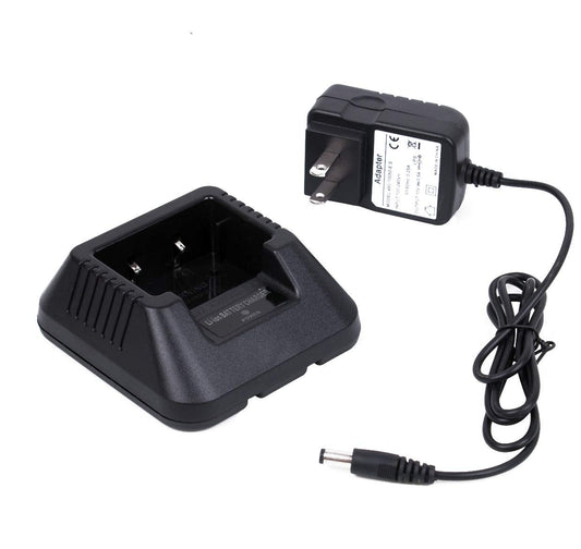 BF-TECH CA Desktop Rapid Drop-In Charger with AC Adapter for UV-5R Series & BL-5 Batteries