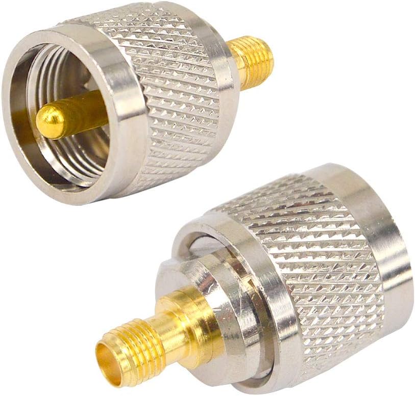 PL-259 (UHF Male) to SMA Female Antenna Adapter