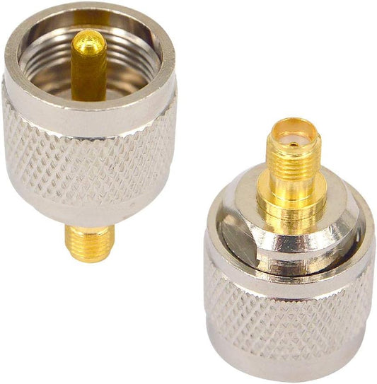 PL-259 (UHF Male) to SMA Female Antenna Adapter