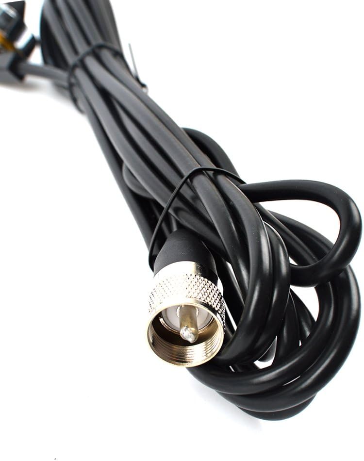 3/8" to 3/4" Hole NMO Cable Mount Assembly with 13ft RG-58 Coax & PL-259 Connector