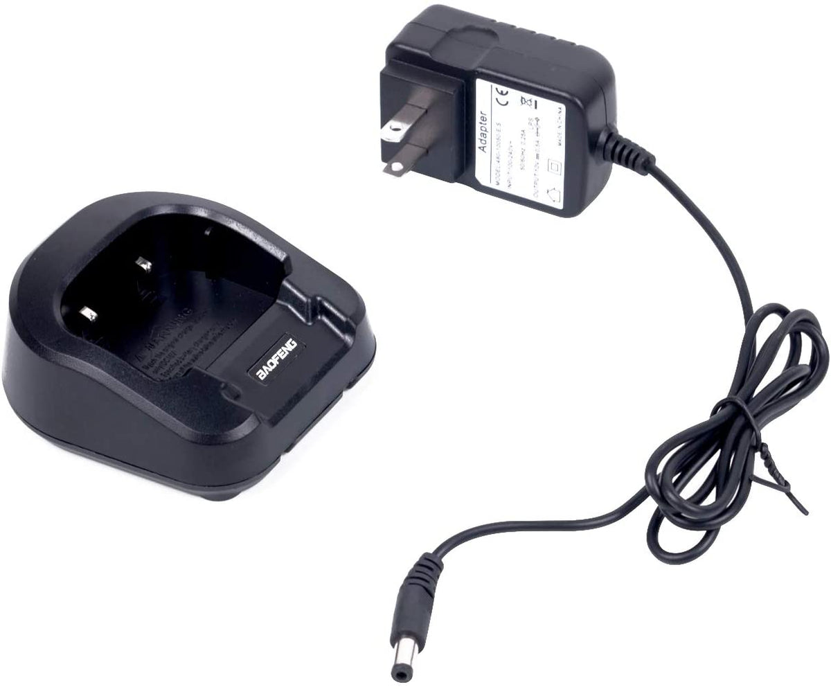 BF-TECH CA Desktop Rapid Drop-In Charger with AC Adapter for UV-82 Series & BL-8 Batteries