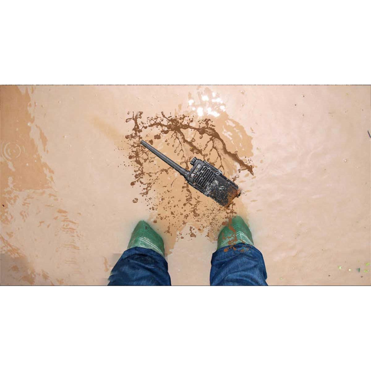 Retevis RT47 Rugged IP67 Waterproof FRS / GMRS Business Radio (License-Free)