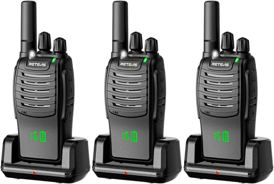 Retevis H777H 3-Radio Canadian GMRS License-Free Business Bundle