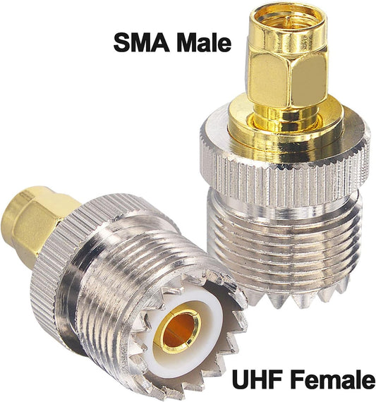 SMA-Stecker auf SO239 UHF-Antennenadapter