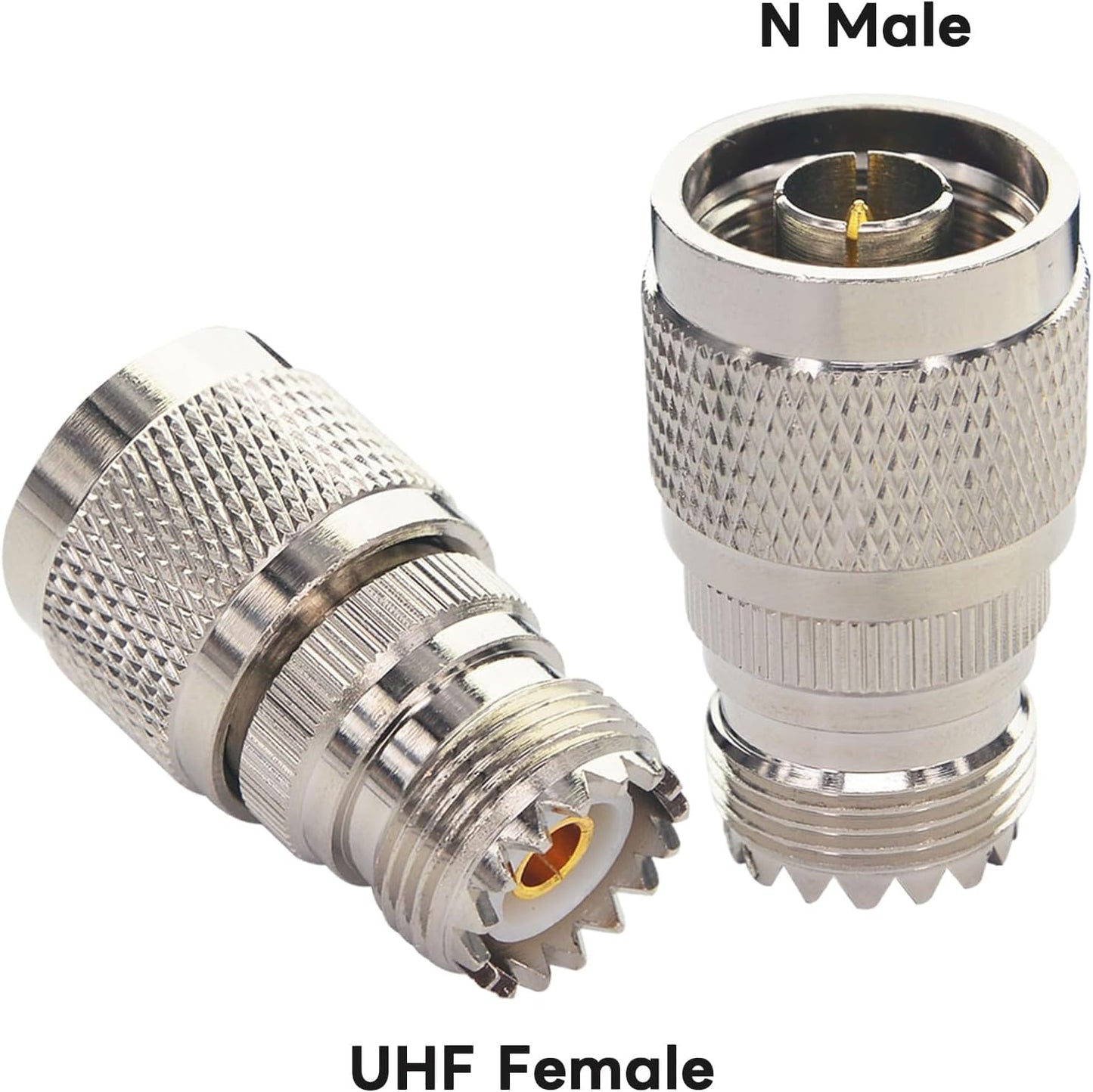 Type N-Male to SO-239 (UHF-Female) Coax Adapter