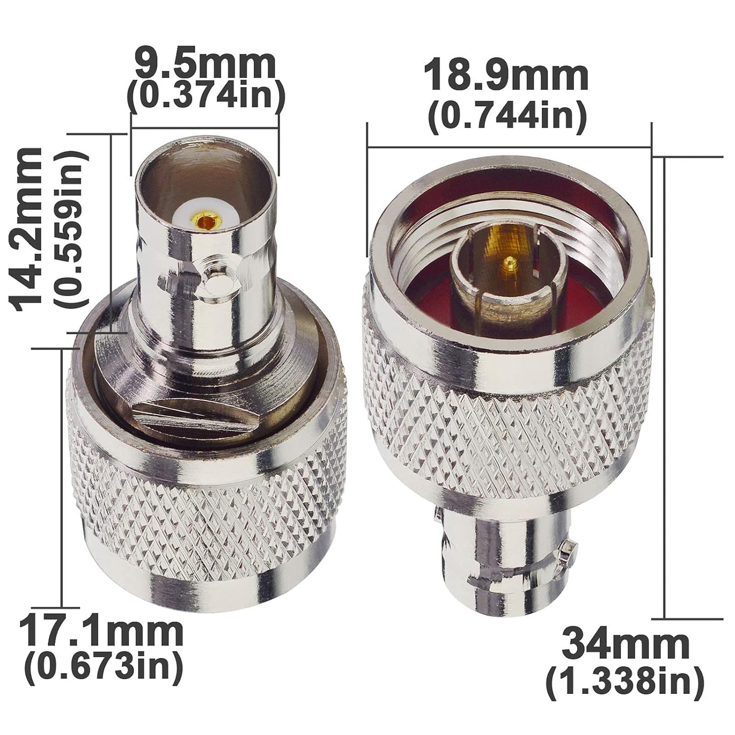 Adaptateur d'antenne de type N à BNC