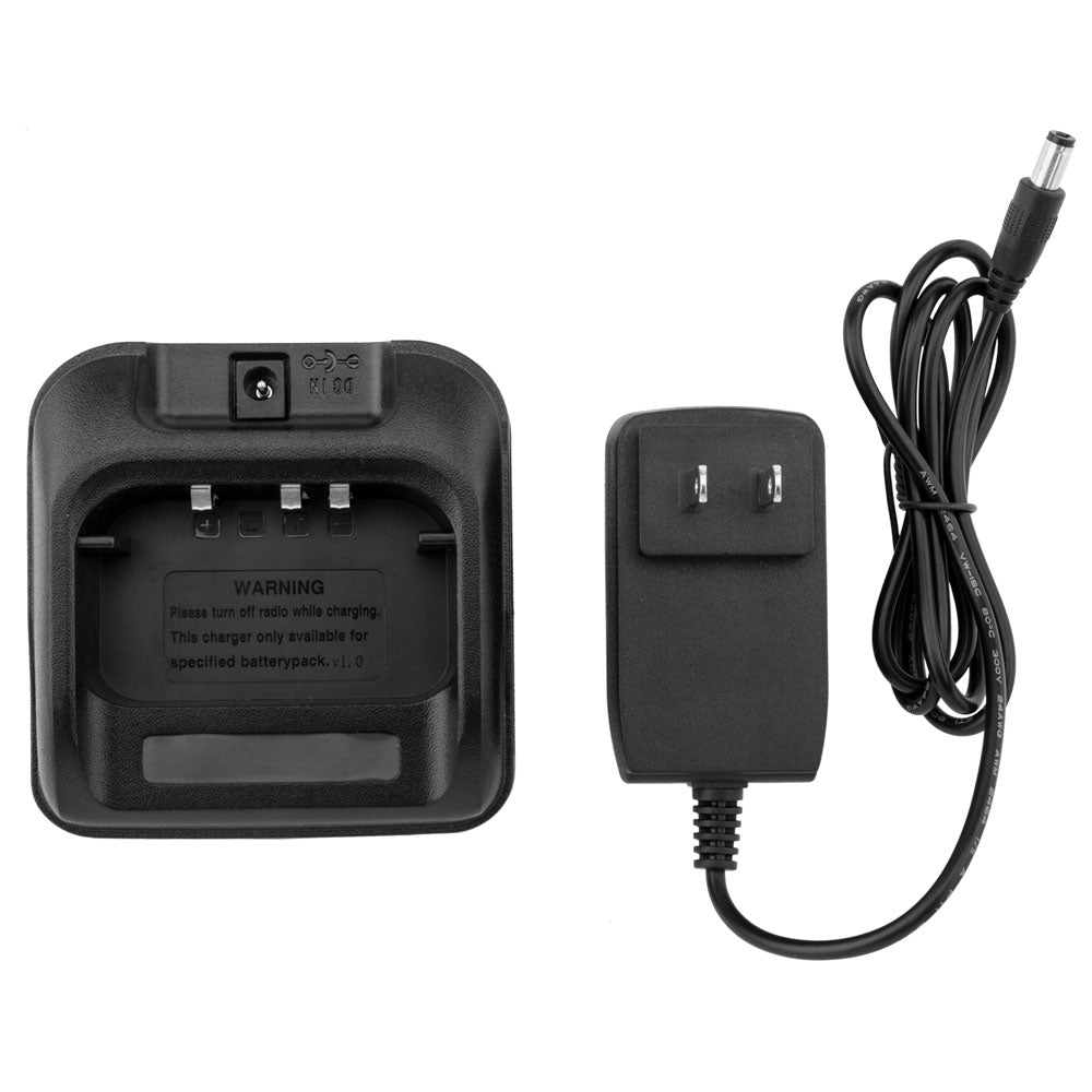 BF-TECH CA Desktop Rapid Drop-In Charger with AC Adapter for DM-1701 DMR Series