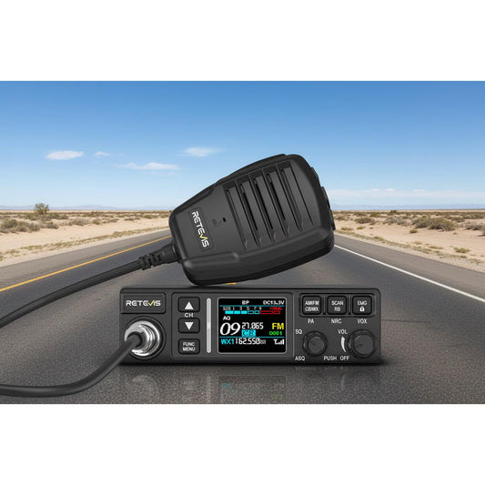 Retevis MB3B Dual-Mode AM/FM CB Radio with NRC Noise Reduction