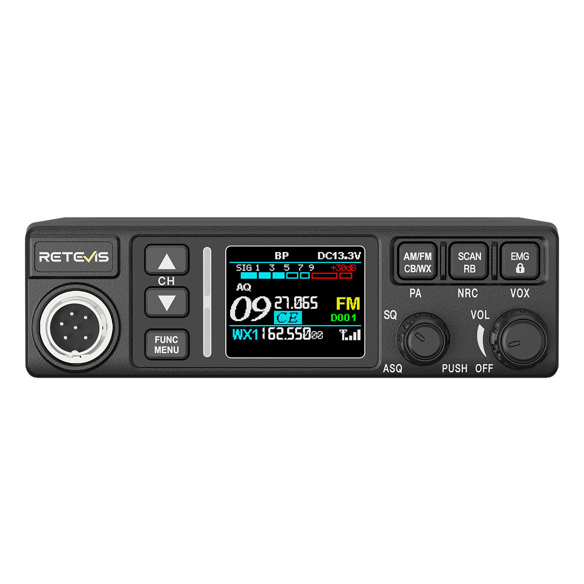 Retevis MB3B Dual-Mode AM/FM CB Radio with NRC Noise Reduction