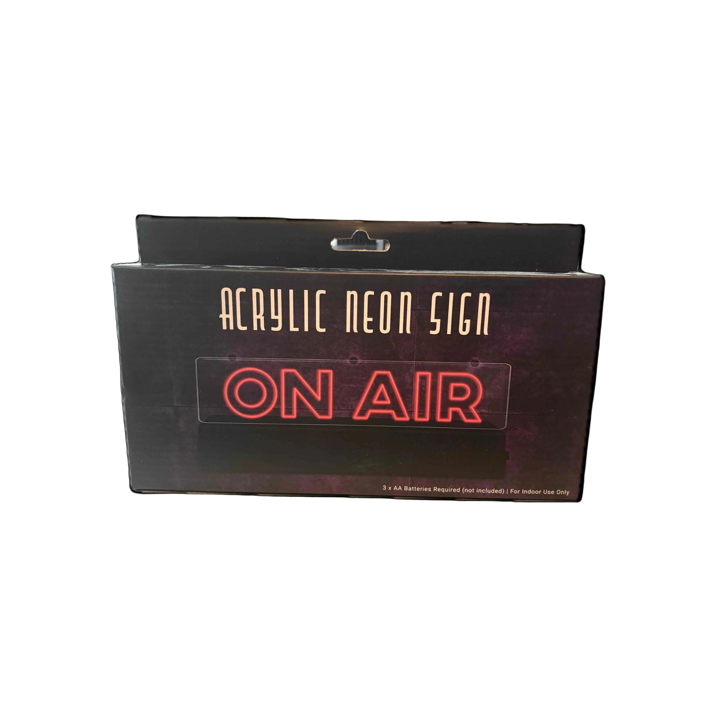 "ON AIR" Acrylic LED Neon Sign (Battery Powered)