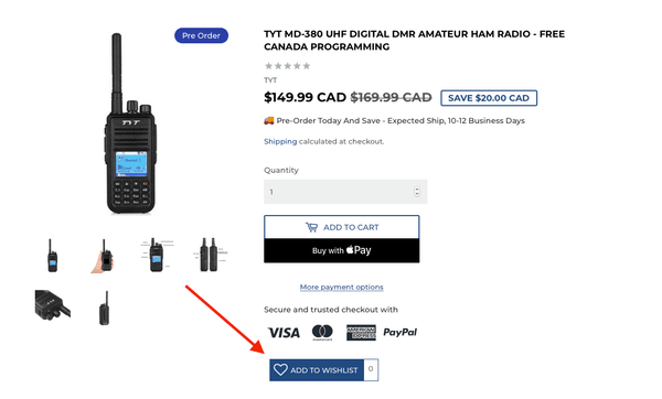 Get ready for Black Friday / Cyber Monday with the WishList