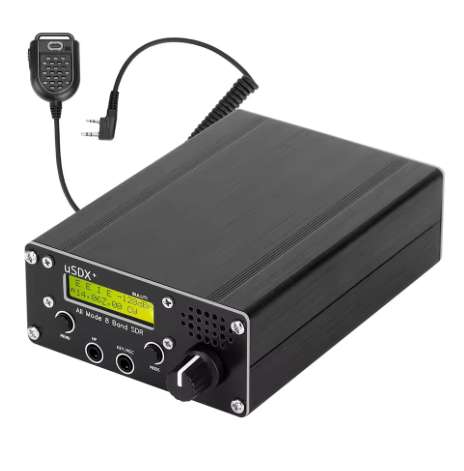 uSDR uSDX+ Plus V2 8-Band HF QRP SDR Transceiver (4000mAh Battery Included)