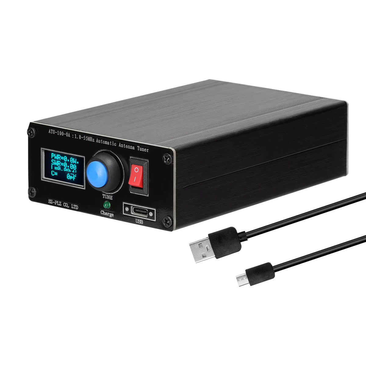ATU-100-0A 1.8-55MHz Automatic Antenna Tuner (1800mAh Battery)