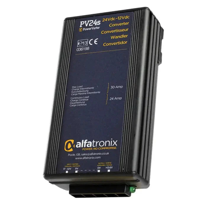 Black PV24s power converter.