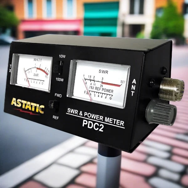 Astatic PDC2 SWR / Power Field Strength Meter - Full Kit