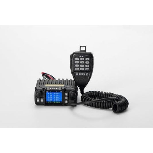 QYT KT-7900D Compact Tri-Band Mobile Ham Radio Bundle (144 / 220 / 440 MHz)