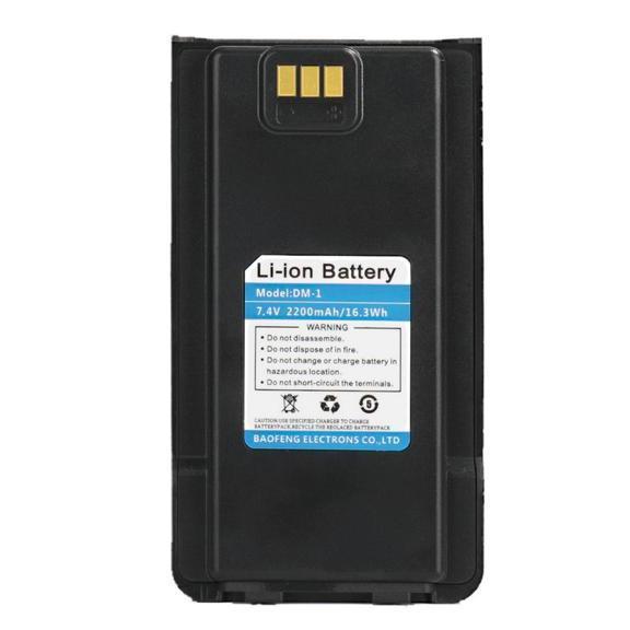 BF-TECH CA DM-1 2200mAh 7.4V Li-ion Replacement Battery for DM-1701 DMR Series
