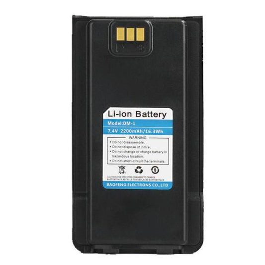 BF-TECH CA DM-1 2200mAh 7.4V Li-ion Replacement Battery for DM-1701 DMR Series