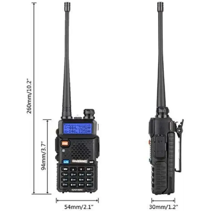 BF-TECH CA Baofeng UV-5R 4W Dual Band Amateur Ham Radio