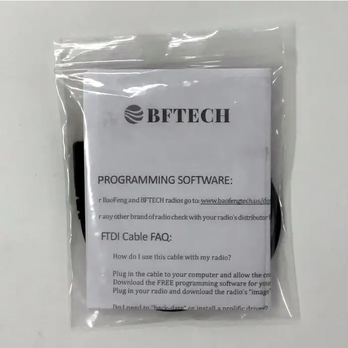 BF-TECH CA FTDI PC01 Genuine USB Programming Cable K Style