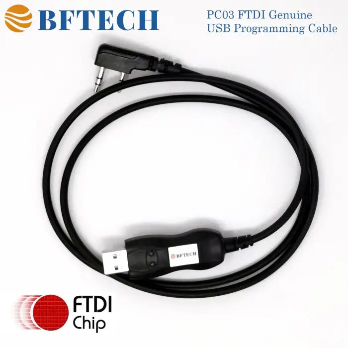 bftech pc03 ftdi genuine usb programming cable dual pin for