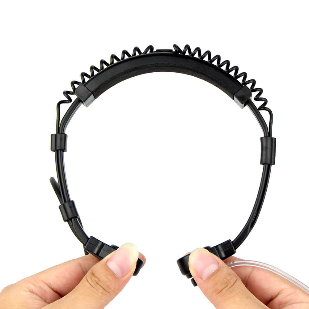 Retevis ETK002 Premium Adjustable Throat Mic & Acoustic Tube Earpiece (K1 2-Pin)