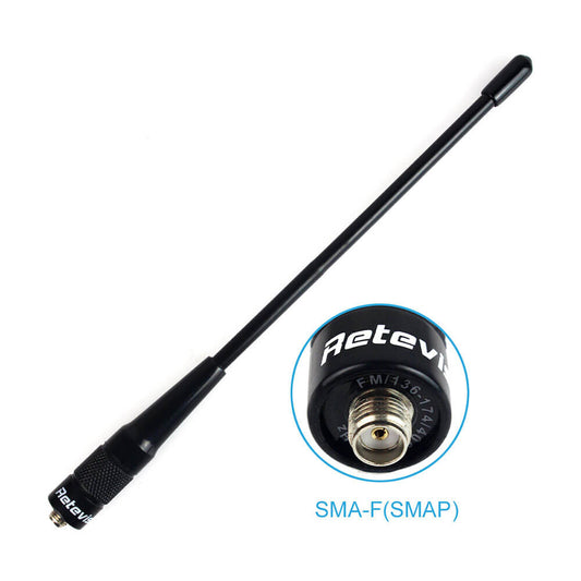 Retevis RHD-701 Flexible Dual Band Replacement Antenna (SMA-Female)