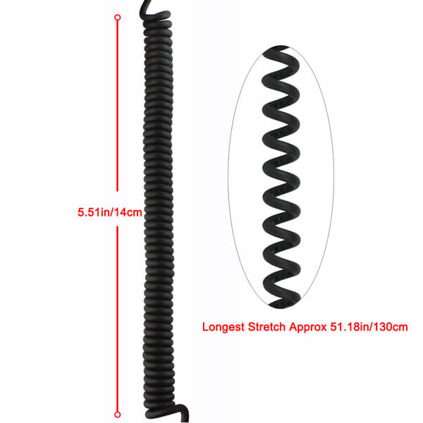 Akustikschlauch, verdeckter „Secret Service“-Überwachungs-Ohrhörer, nur zum Zuhören, Mono-Ohrhörer, Ohrstöpsel, 3,5 mm