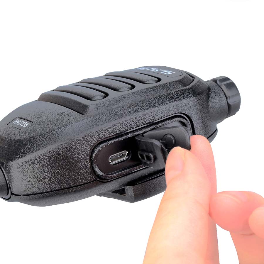 Retevis HK008 Active Amplified Speaker Mic (Kenwood 2-Pin)