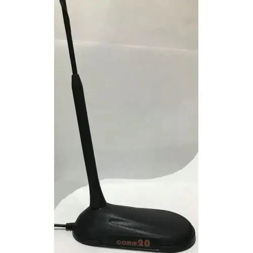 Black antenna with base.