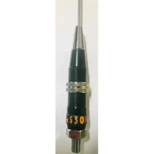 Black and silver antenna.