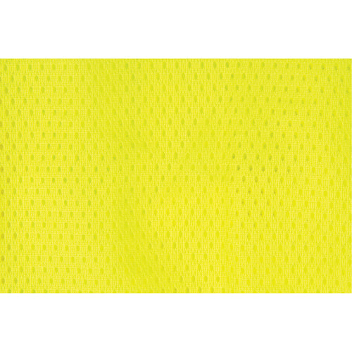 Bright yellow mesh fabric with a subtle textured pattern