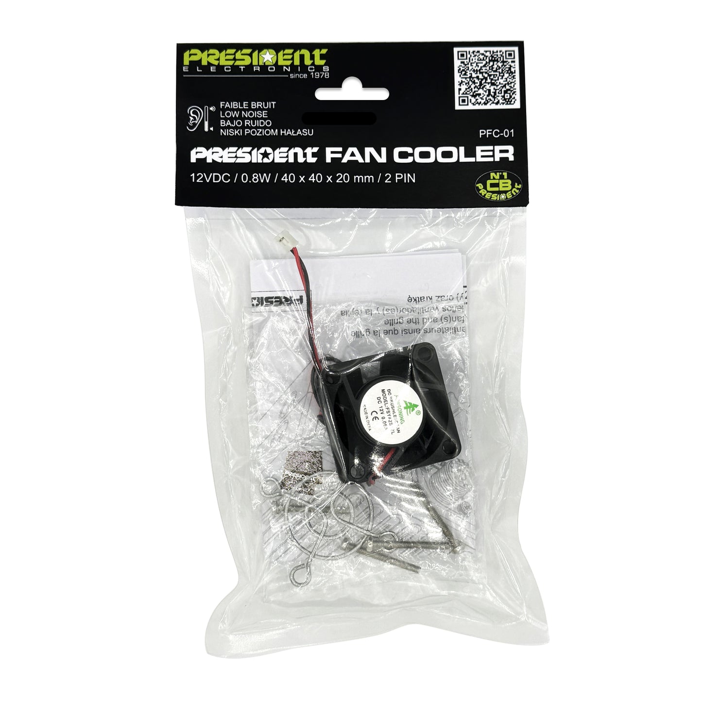 President Washington High-Performance Cooling Fan