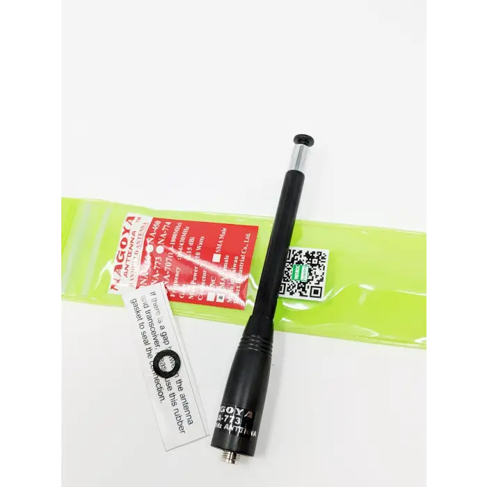 Black Nagoya NA-773 antenna with an SMA-M connector.