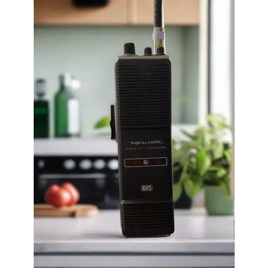Black Realistic walkie-talkie.