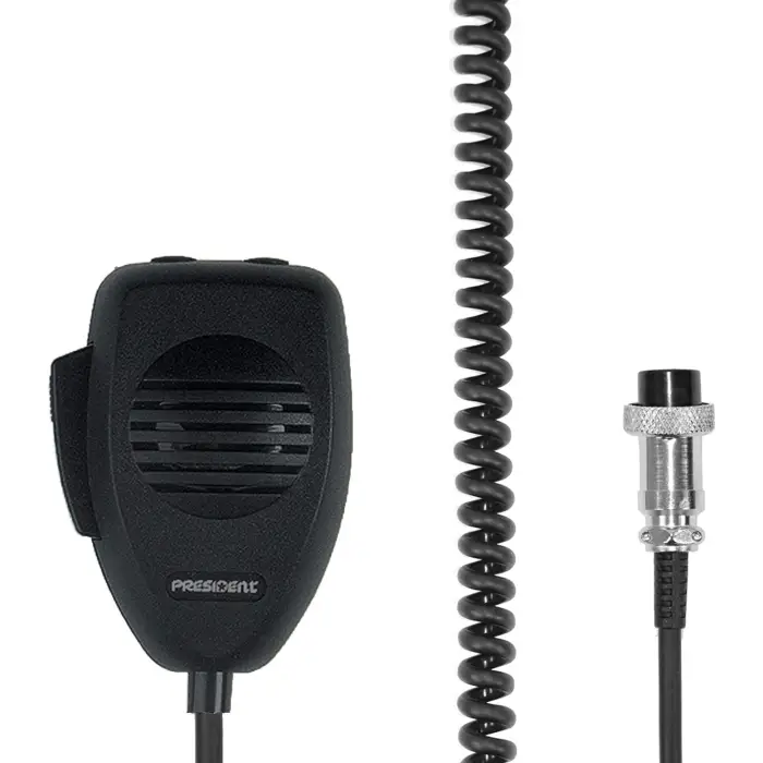 President Electronics 6 Pin CB Radio Microphone With Up /