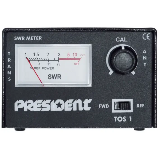 President Electronics TOS-1 VRAC / SWR Meter QRP CB - Full