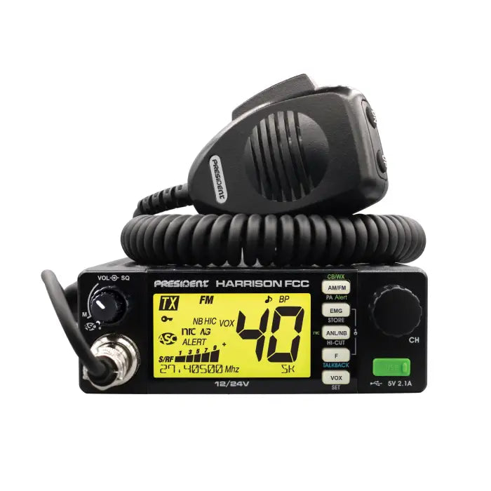 President Harrison FCC 40 Channel AM / FM CB Radio